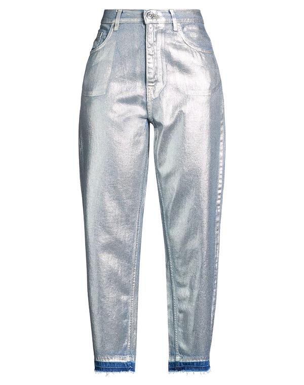 エリザベッタフランキ レディース ボトムス ジーンズ ELISABETTA FRANCHI ジーンズ Silver シルバー｜ReVida 店