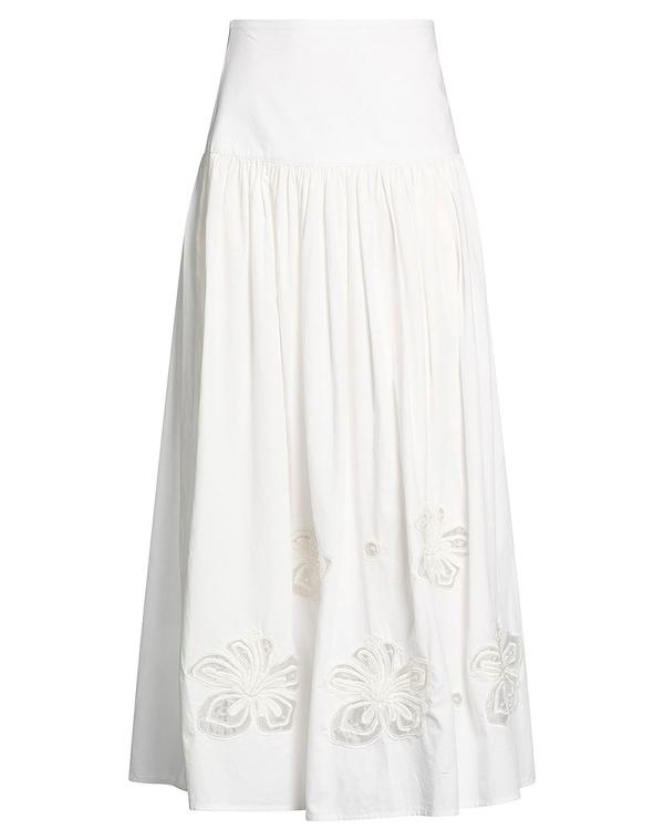 サンドロ レディース ボトムス ミディスカート SANDRO ミディ丈スカート Ivory アイボリー