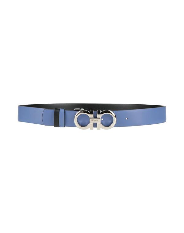 フェラガモ レディース レザー小物 ベルト FERRAGAMO レギュラー幅ベルト Light Blue ブルー
