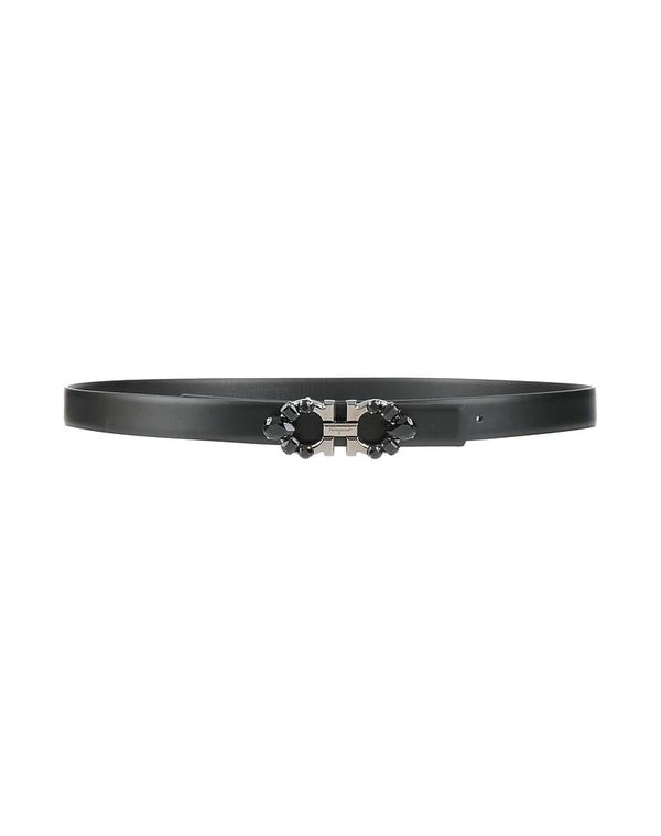フェラガモ レディース レザー小物 ベルト FERRAGAMO レギュラー幅ベルト Black ブラック