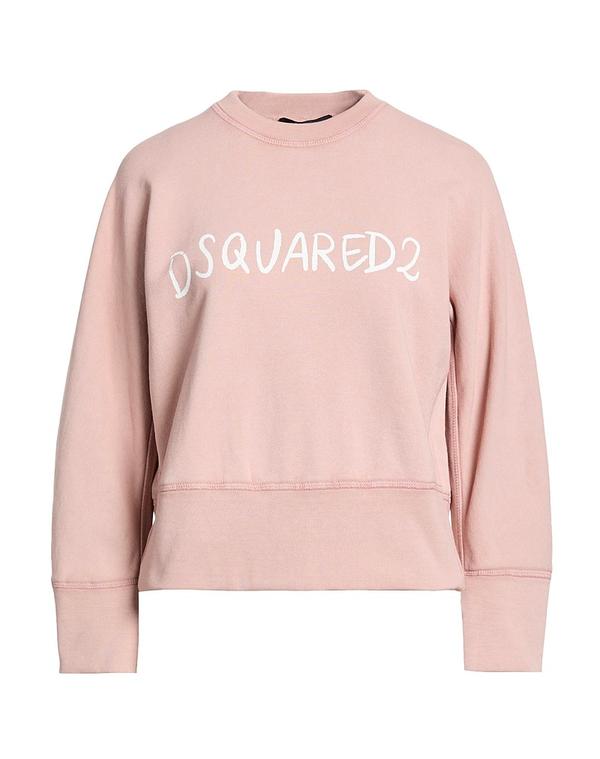 ディースクエアード レディース トップスウェットシャツ DSQUARED2 汗水 Pale Pink さくら色