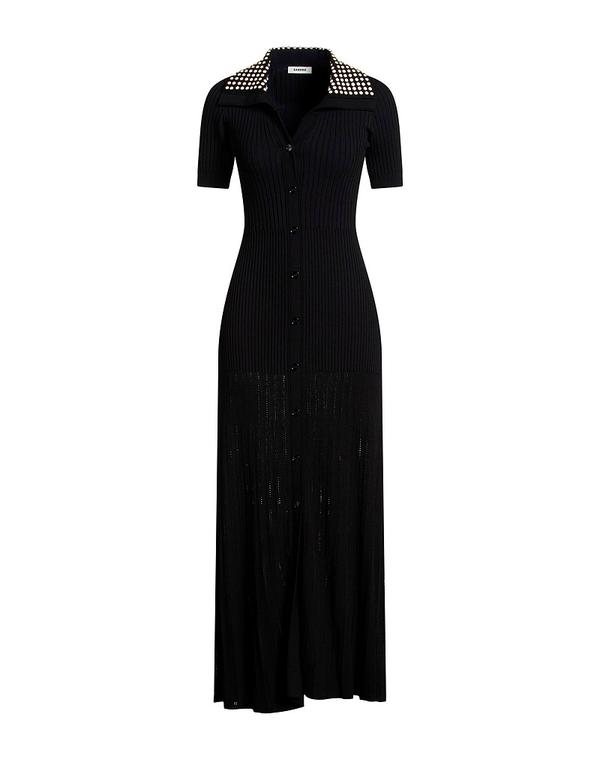 サンドロ レディース ドレス SANDRO ロングワンピース・ドレス Black ブラック 47,280円