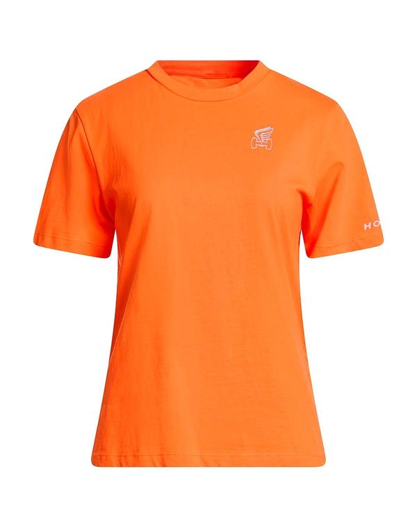 ホーガン レディース トップス Tシャツ HOGAN ベーシック Tシャツ Orange オレンジ
