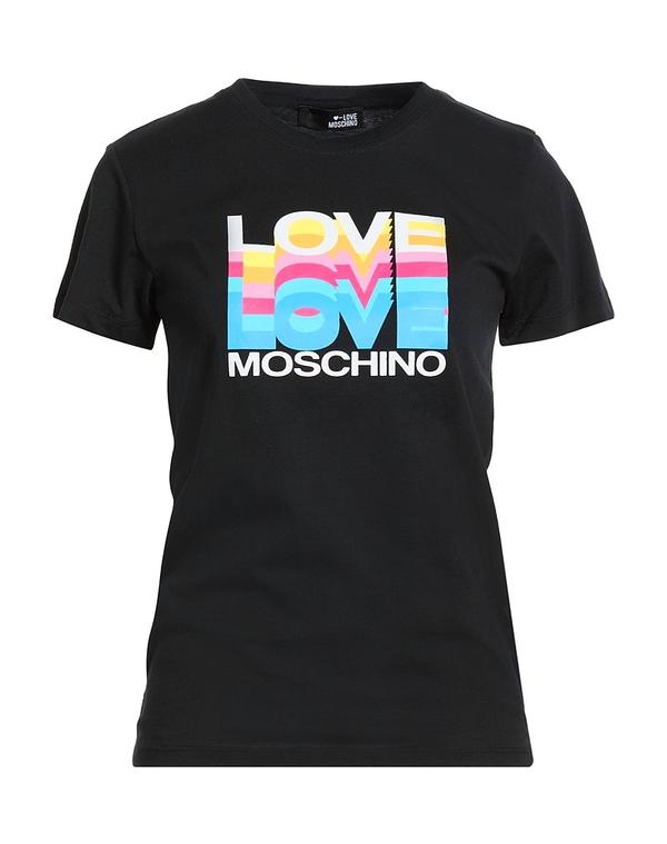 ラブ モスキーノ レディース トップス Tシャツ LOVE MOSCHINO Ｔシャツ Black ブラック