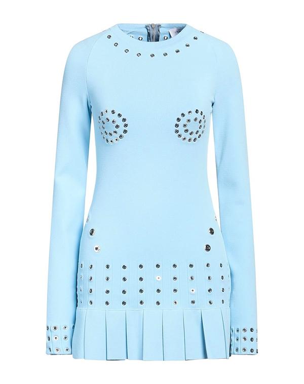 オフ-ホワイト レディース トップス ワンピース OFF-WHITE プリーツドレス Sky Blue ブルー