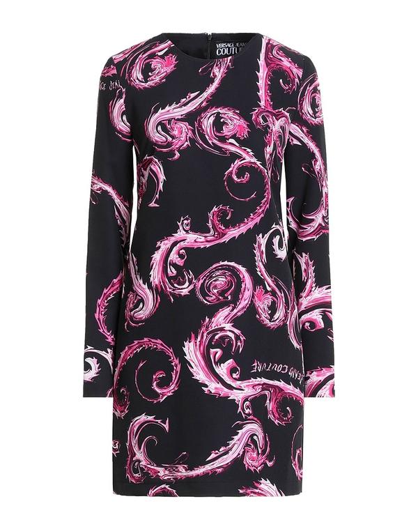 ヴェルサーチ レディース トップス ワンピース VERSACE JEANS COUTURE ミニワンピース・ドレス Fuchsia フューシャ