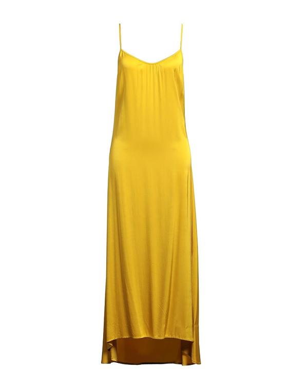 アレッシアサンティ レディース トップス ワンピース ALESSIA SANTI ロングワンピース・ドレス Mustard マスタード