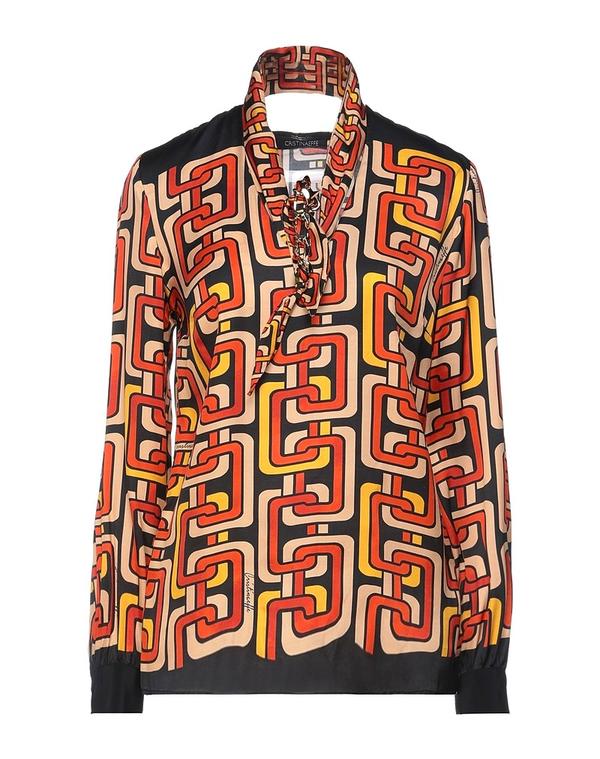 クリスチーナエフェ レディース トップス シャツ CRISTINAEFFE トップス Orange オレンジ