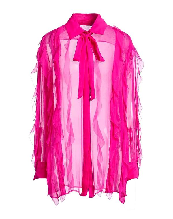 ヴァレンティノ レディース トップス シャツ VALENTINO GARAVANI 無地シャツ＆ブラウス Fuchsia フューシャ