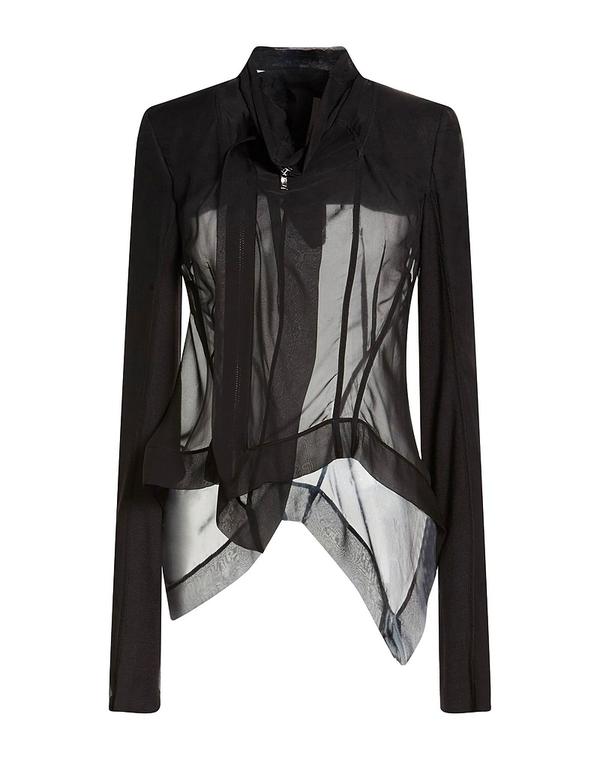 リックオウエンス レディース アウター ジャケット・ブルゾン RICK OWENS ブルゾン Black ブラック