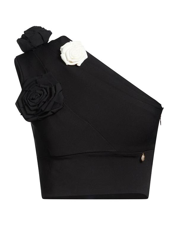 バルマン レディース トップス ティーシャツ BALMAIN トップス Black 黒いこと