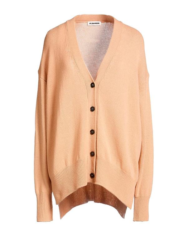 ジル・サンダー レディース アウター ジレー JIL SANDER カシミール編み物 Pale Pink サクラ色