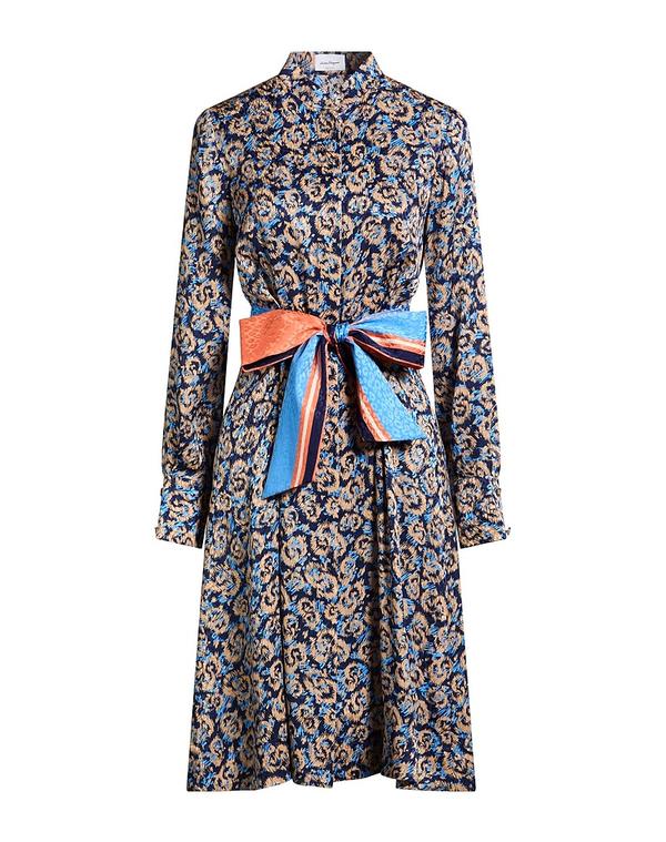フェラガモ レディース トップス ワンピース FERRAGAMO ひざ丈ワンピース Blue ブルー