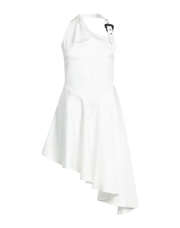 ヴェルサーチ レディース トップス ワンピース VERSACE JEANS COUTURE ひざ丈ワンピース White ホワイト