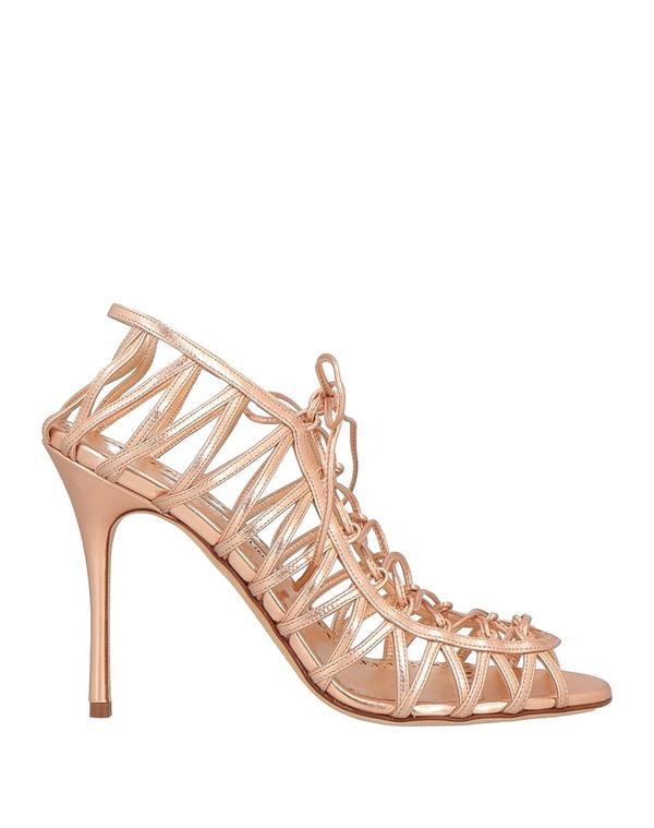 マノロ ブラニク レディース シューズ サンダル MANOLO BLAHNIK サンダル Rose Gold ゴールド