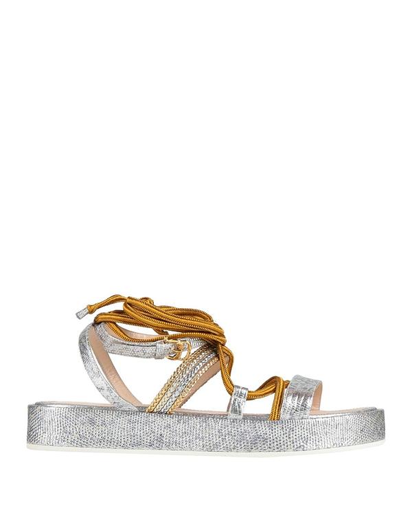 ポリーニ レディース シューズ サンダル POLLINI サンダル Silver シルバー