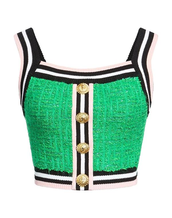 バルマン レディース トップス シャツ BALMAIN トップス Green グリーン 133,400円