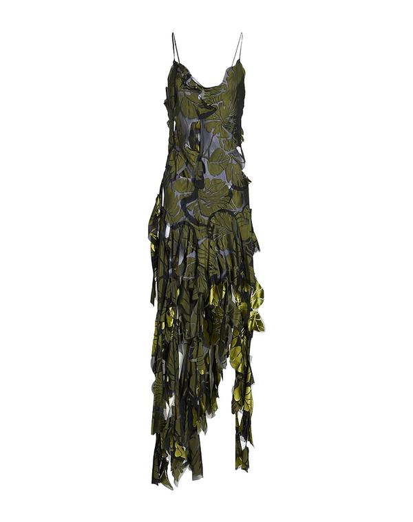 アクネ ストゥディオズ レディース トップス ワンピース ACNE STUDIOS ロングワンピース・ドレス Military Green グリーン