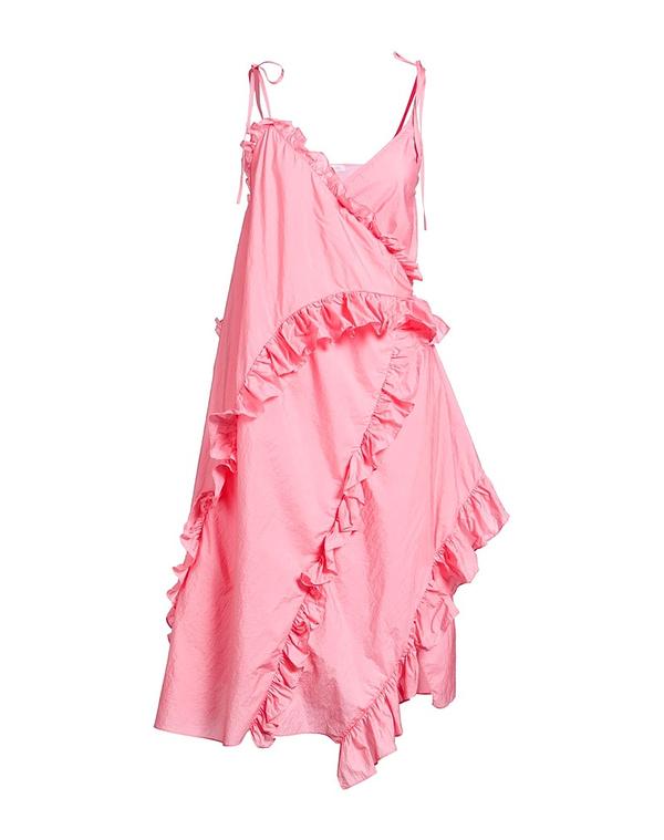 セシリエバンセン レディース トップス ワンピース CECILIE BAHNSEN ラップドレス Pink ピンク