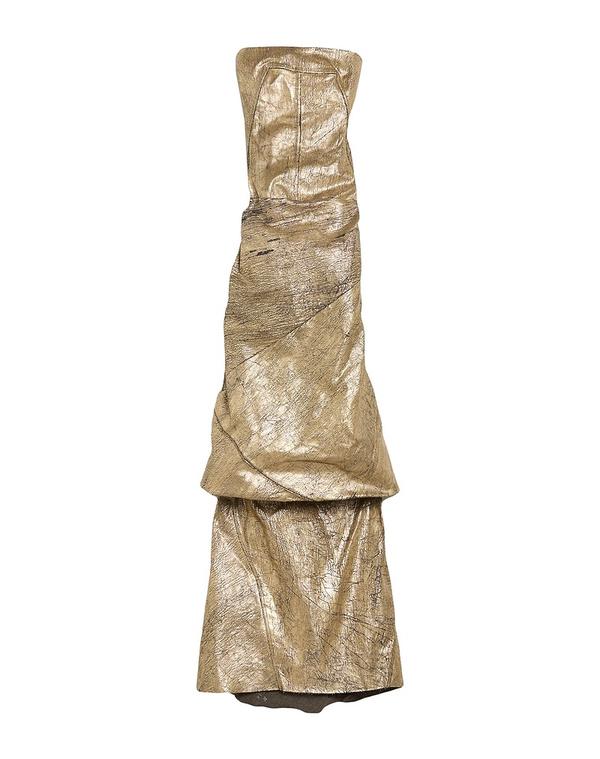リックオウエンス レディース トップス 衣裳 RICK OWENS ロング衣裳・御召しもの Platinum