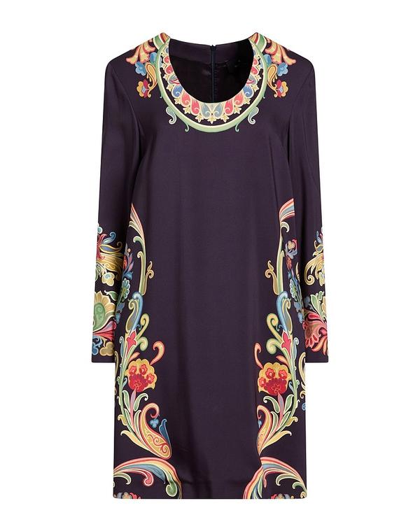 エトロ レディース トップス ワンピース ETRO ミニワンピース・ドレス Navy ネイビー