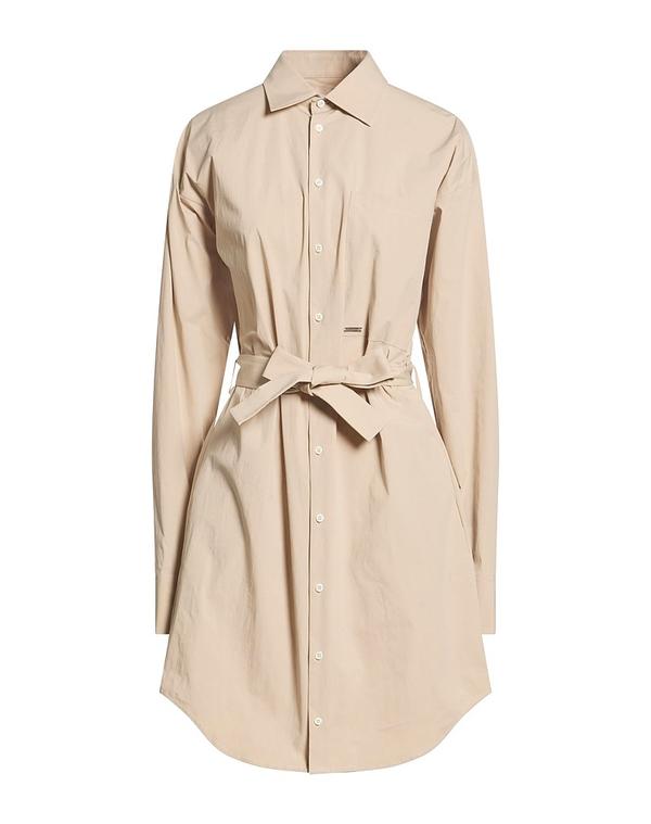 ディースクエアード レディース トップス ワンピース DSQUARED2 ミニワンピース・ドレス Beige ベージュ