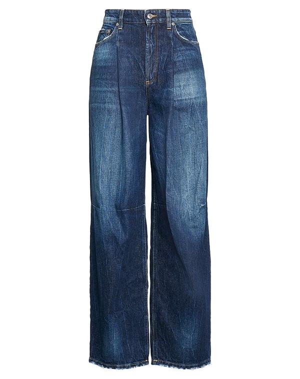 デパートメントファイブ レディース ボトムス デニムパンツ DEPARTMENT 5 フレア&ワイドレッグ Blue ブルー|ReVida 店