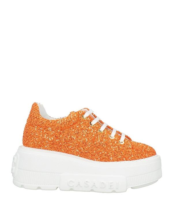 カサディ レディース シューズ スニーカー CASADEI スニーカー Orange オレンジ