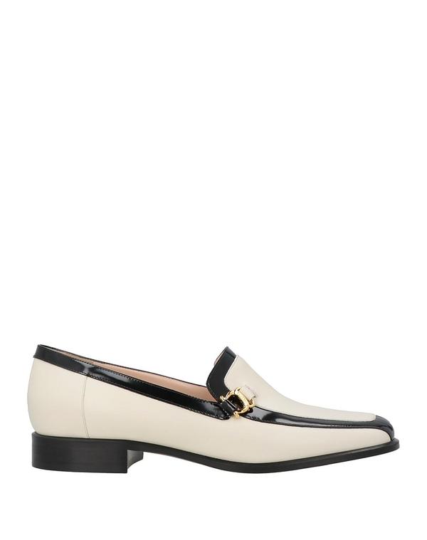 ポリーニ レディース シューズ スリッポン・ローファー POLLINI モカシン Off White オフホワイト