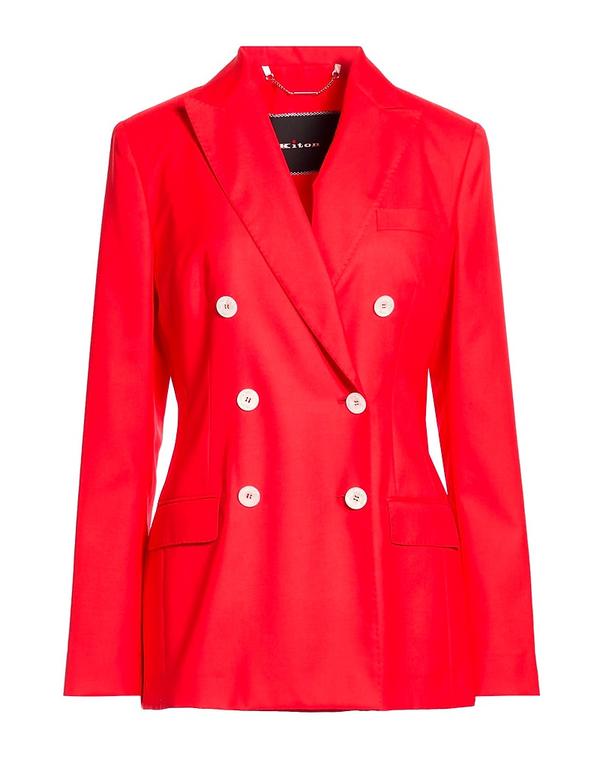 キートン レディース アウター ジャケット・ブルゾン KITON テーラードジャケット Red レッド