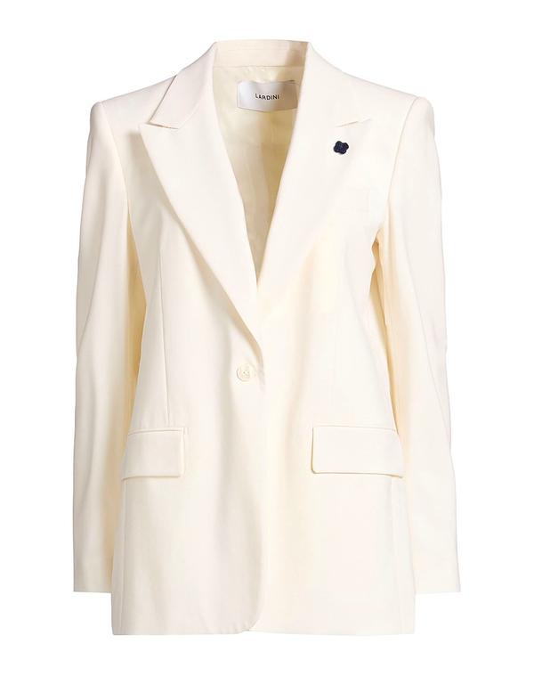 ラルディーニ レディース アウター ジャケット・ブルゾン LARDINI テーラードジャケット Off White オフホワイト