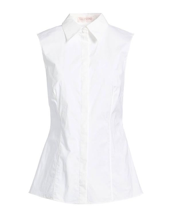 ヴァレンティノ レディース トップス シャツ VALENTINO GARAVANI 無地シャツ＆ブラウス White ホワイト 108,400円