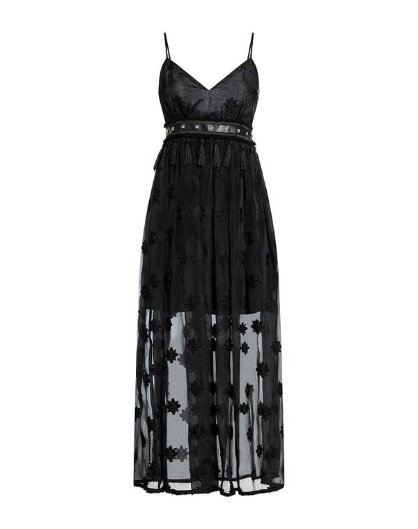 ジョン リッチモンド レディース トップス ワンピース JOHN RICHMOND ロングワンピース・ドレス Black ブラック