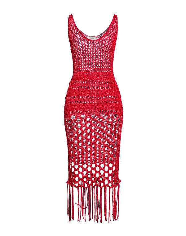 ラネウス レディース トップス ワンピース LANEUS チューブドレス Red レッド
