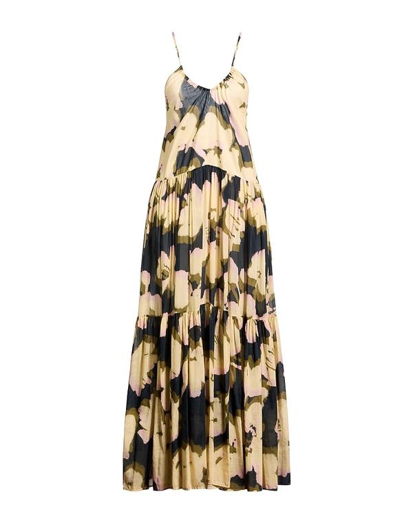 ロベルトコリーナ レディース トップス ワンピース ROBERTO COLLINA ロングワンピース・ドレス Pastel Yellow イエロー