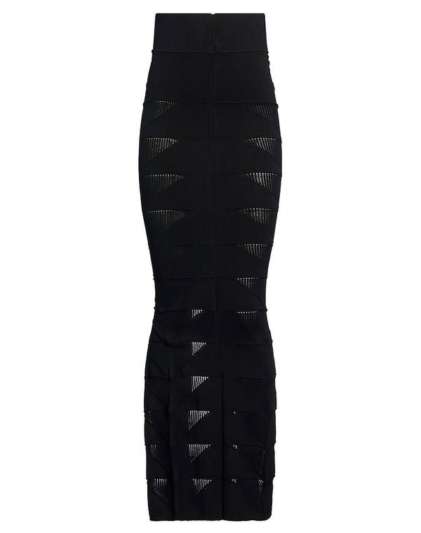 リックオウエンス レディース ボトムスカート RICK OWENS ロングスカート Black ブラック