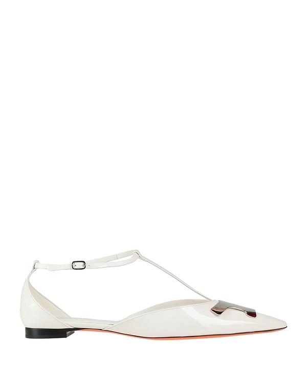 サントーニ レディース シューズ パンプス SANTONI バレリーナ White ホワイト