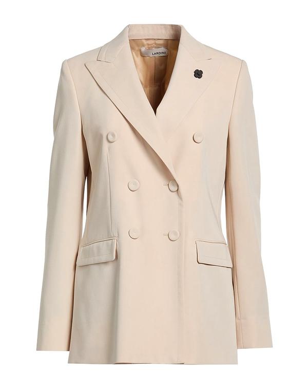 ラルディーニ レディース アウター ジャケット・ブルゾン LARDINI テーラードジャケット Beige ベージュ