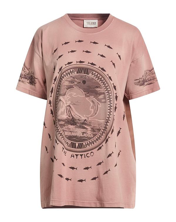 ジ アティコ レディース トップス Tシャツ THE ATTICO Ｔシャツ Antique Rose
