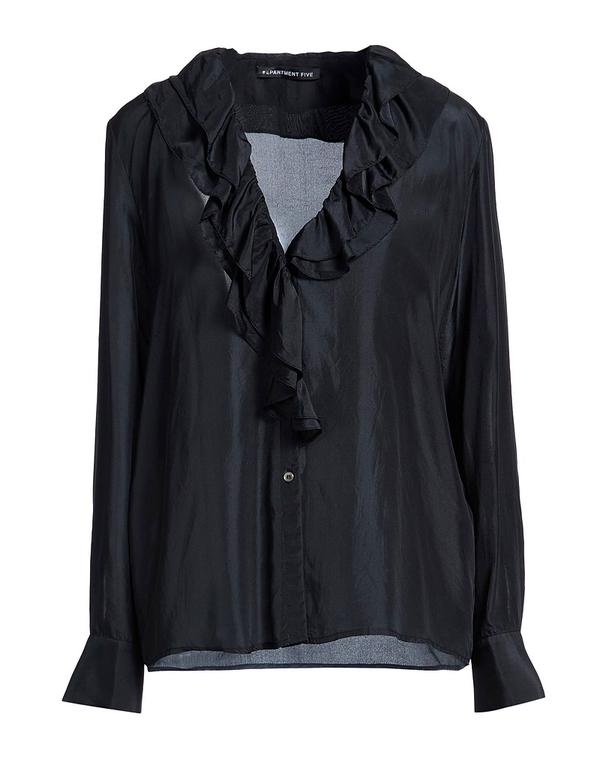 デパートメントファイブ レディース トップス シャツ DEPARTMENT 5 シルクシャツ＆ブラウス Black ブラック