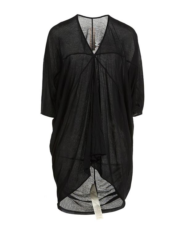 リックオウエンス レディース トップス プルオーバー RICK OWENS Ｔシャツ Black 黒いこと