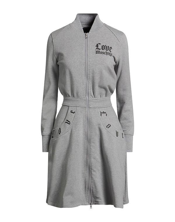 ラブ モスキーノ レディース トップス ワンピース LOVE MOSCHINO ミニワンピース・ドレス Gray グレー