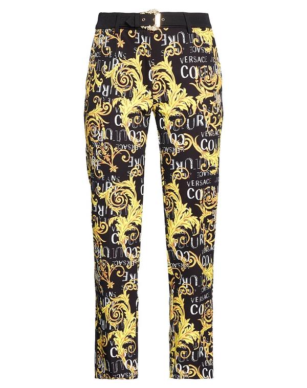 ヴェルサーチ レディース ボトムス カジュアルパンツ VERSACE JEANS COUTURE パンツ Black ブラック