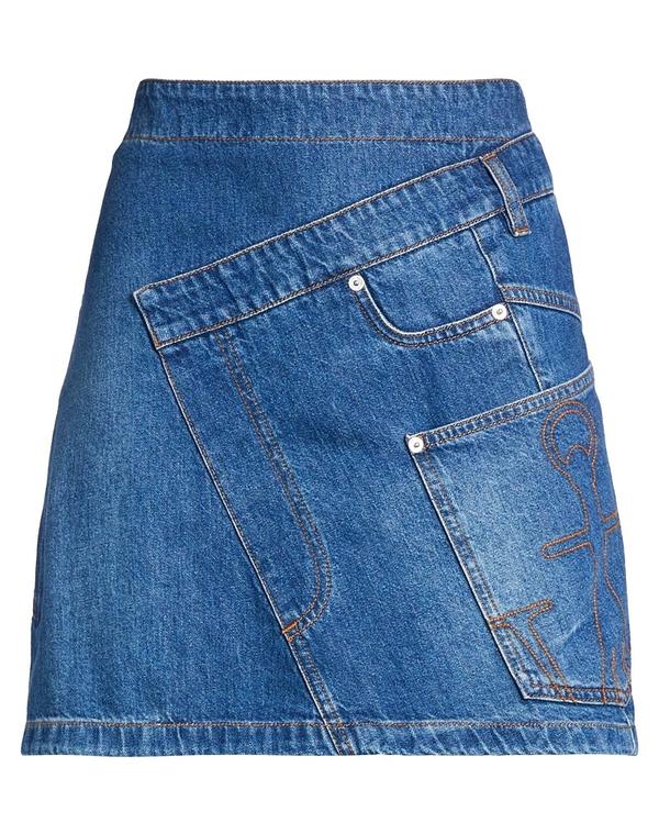 J.W.アンダーソン レディース ボトムスカート JW ANDERSON デニムスカート Blue ブルー
