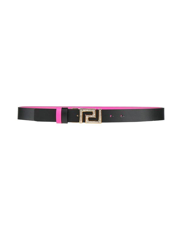 ヴェルサーチ レディース 付属物 三尺帯 VERSACE レギュラー幅三尺帯 Black 黒いこと