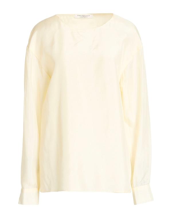 フィロソフィーデロレンゾセラフィーニ レディース トップス シャツ PHILOSOPHY di LORENZO SERAFINI トップス Off White オフホワイト
