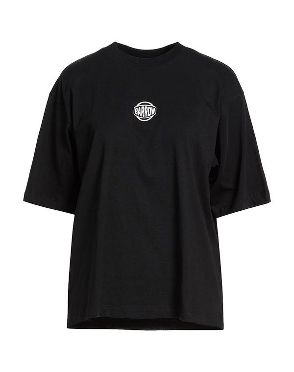 バロー レディース トップス Tシャツ BARROW Ｔシャツ Black ブラック
