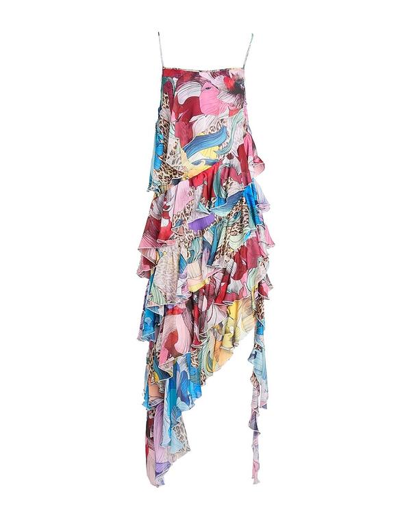 ジャストカバリ レディース トップス ワンピース JUST CAVALLI ひざ丈ワンピース Bordeaux