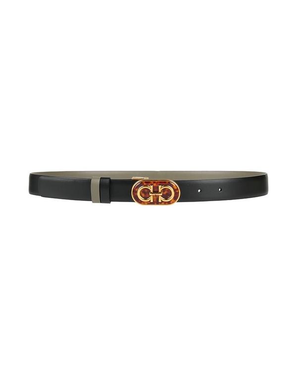 フェラガモ レディース アクセサリー ベルト FERRAGAMO レギュラー幅ベルト Black ブラック