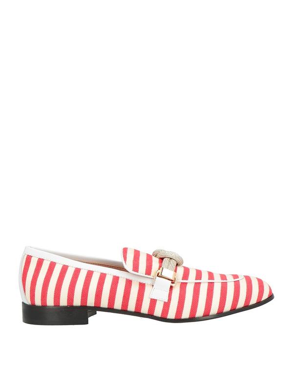 ポリーニ レディース シューズ スリッポン・ローファー POLLINI モカシン Red レッド